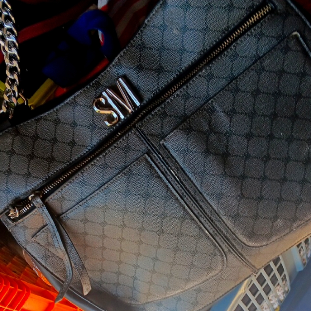 Steve Madden Black Tote Bag